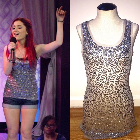 Wildcat Tops Ariana Grande Cat On Victorious Sequin Top Poshmark ariana grande cat on victorious sequin top